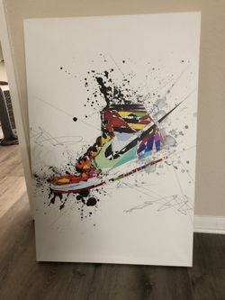 Nike air max. Framed painting