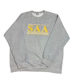 Vintage Style SAA University of Tennessee Crewneck Sweatshirt – Grey – 2XL 
