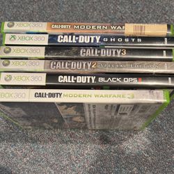 Assorted Call Of Duty Xbox 360 Games