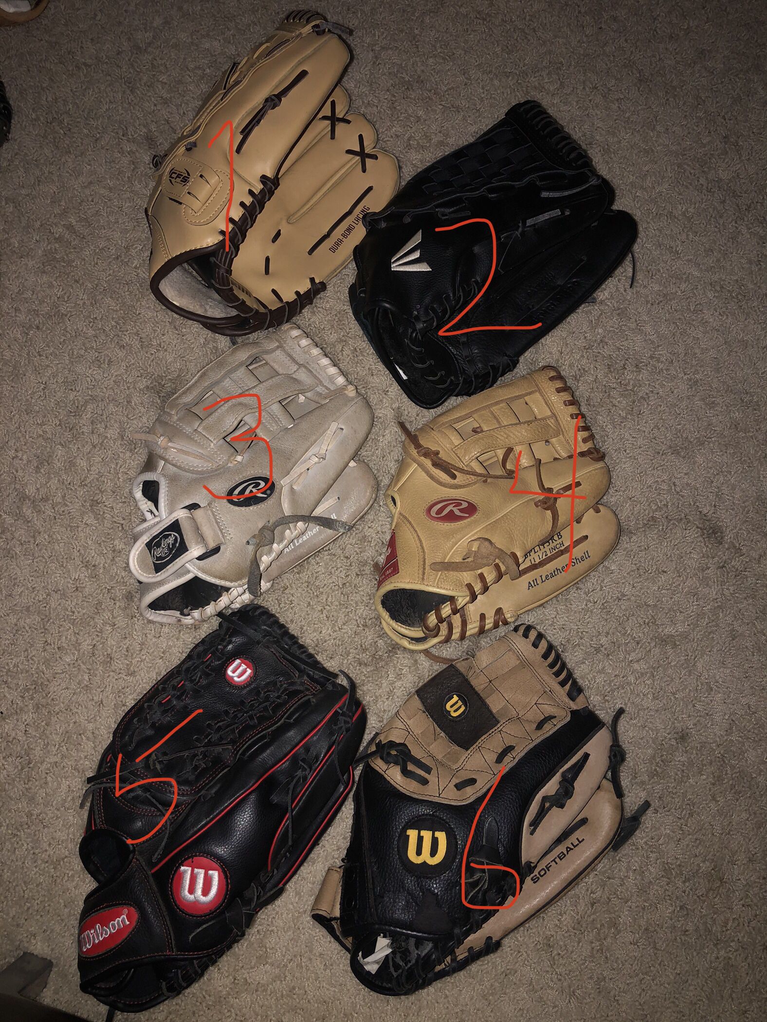 Affordable Baseball/Softball Gloves