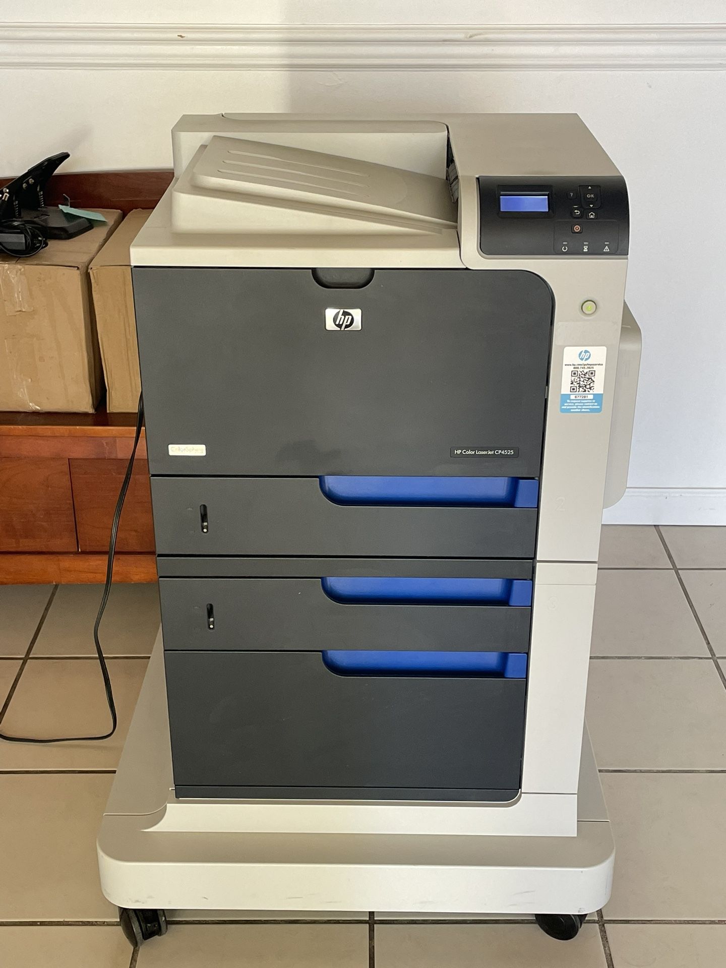 HP Color LaserJet Enterprise CP4525N Commercial Printer