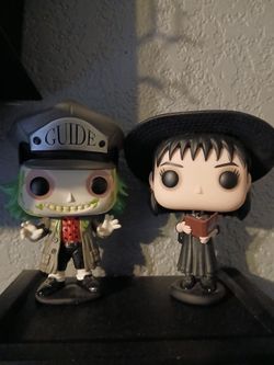 Beetlejuice & Lydia Deetz Funko Pop set