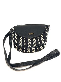 Roxy Black and White Crossbody Bag