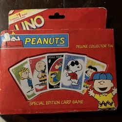 Peanuts UNO Deluxe Collector Tin Game