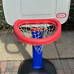 Adjustable Kiddie Basketball Hoop And Ball