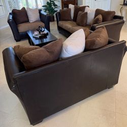 Leather Sofa 