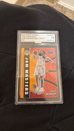 2020 Panini Mosaic Tracy McGrady Jam Masters Orange #18 PSA 10 GEM MINT Magic”