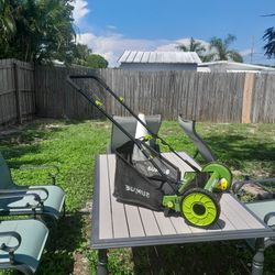 SunJoe Manual Mower