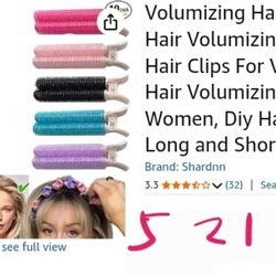 Volumizing Hair Clips, 10 Pack Hair Volumizing Clips Root Clip, Hair Clips For Volume, Instant Hair Volumizing Clips for Women, Diy Hair Curlers for L