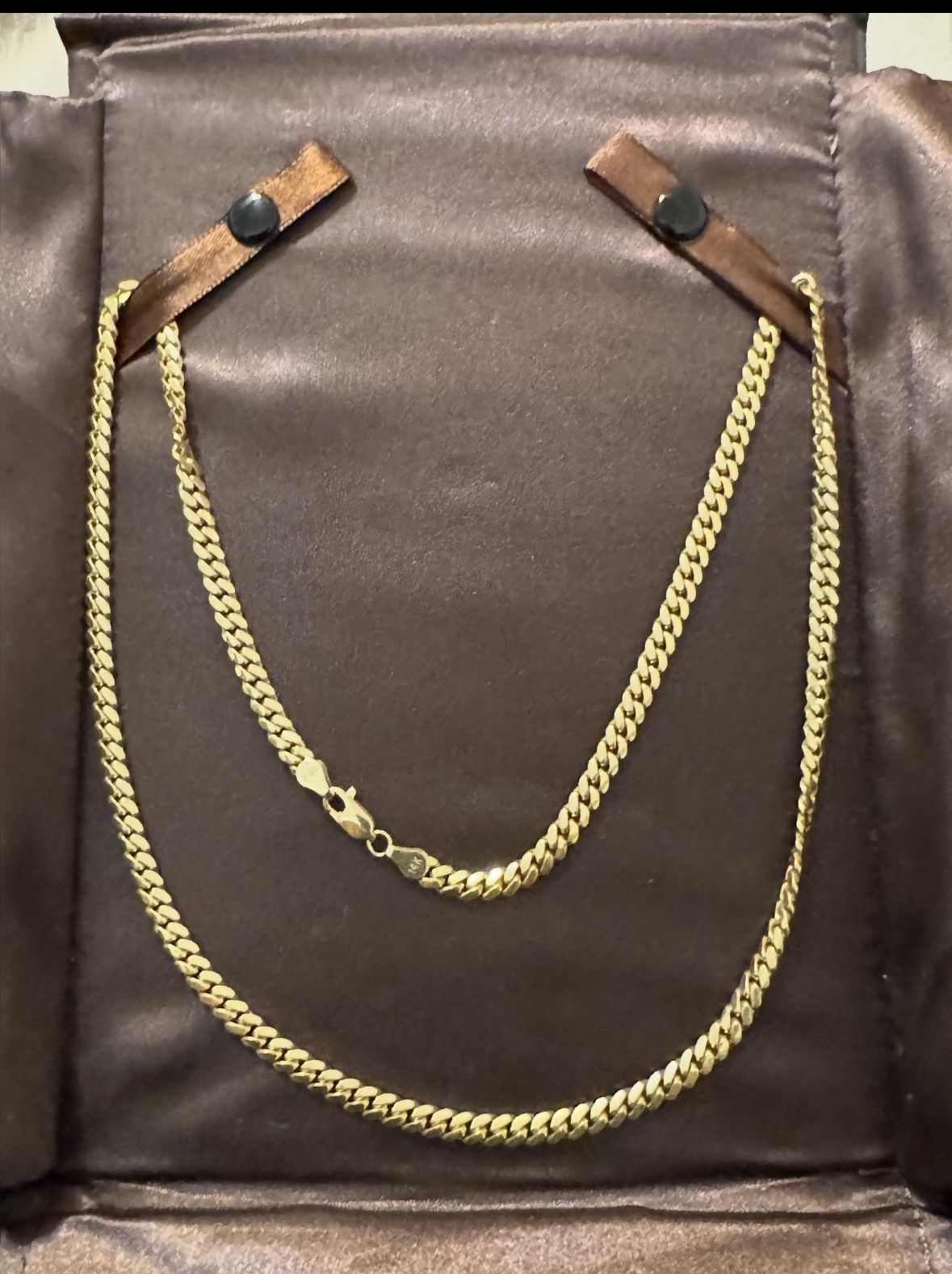 14k Solid Cuban Gold Chain