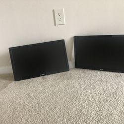 Two  Monitors Screen  For Computer 