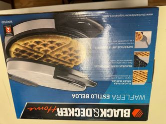 Black and decker waffle maker