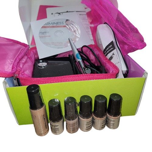 Luminess Air Airbrush Makeup Kit Machine Brush 4 5 6 7 Bronzer To Go Battery