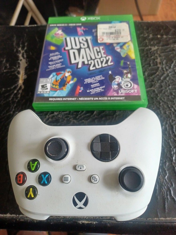 NEW XBOX SERIES X CONTROLLER AND NEW JUST DANCE 2022 GAME $60 FINAL PRICE SAME DAY SHIPPING