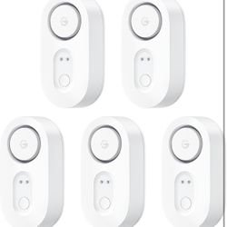 GoveeLife Water Leak Detector 5 Pack with 105dB Adjustable Alarm, Water Alarm with Dual Sets Sensor Probes Leaks and Floods. Suit for Home, Basement, 