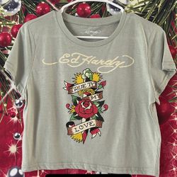 Ed Hardy Crop Tee