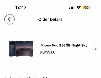 Genuine Paid In Full Factory Unlocked iPhone Duo 256GB Sealed October 23rd