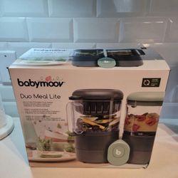 Babymoov Duo Meal Lite - Baby Food Maker - Steam, Puree And Blend