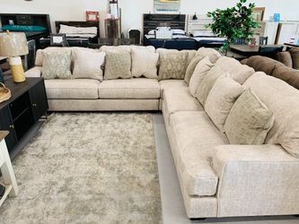 Huge teddy bear sectional Steel frame coil cushion luxury sectional 💥$49DOWN-TakeNow-PayLater-Nocredit Needed-Application required