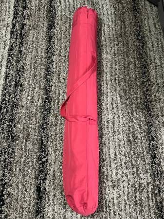 New Pink 9 Foot Patio Crank Umbrella Outdoor Furniture