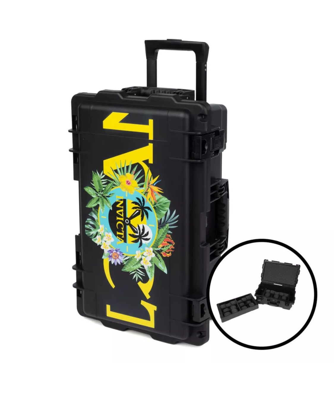 Invicta 25-Slot Dive Impact Rolling Watch Case, In Paradise, Black (DC25BLK-CE) (OPEN TO TRADES)