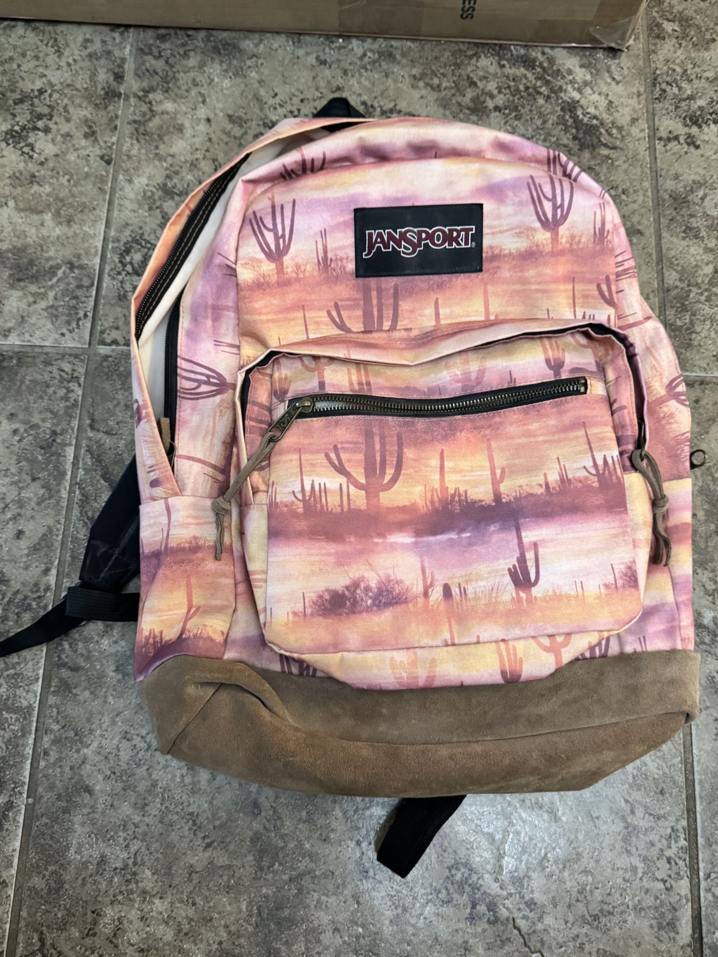 Jansport Pink Cactus Backpack Bag