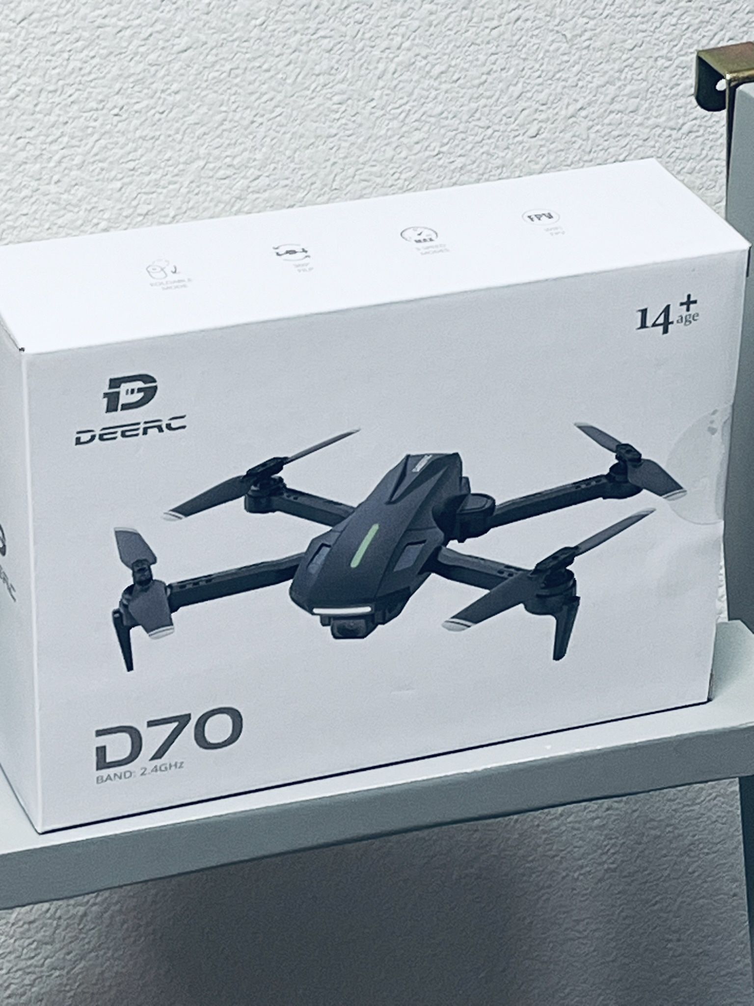 Brand New DEERC Drone with Camera, D70 Drones with Camera for Adults 1080P HD