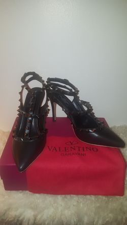 Valentino black heels