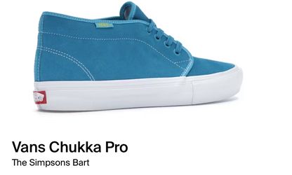 New Size 10 Bart Simpson Vans 