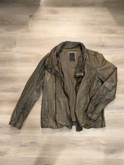 Allsaints Spitalfield Leather Jacket