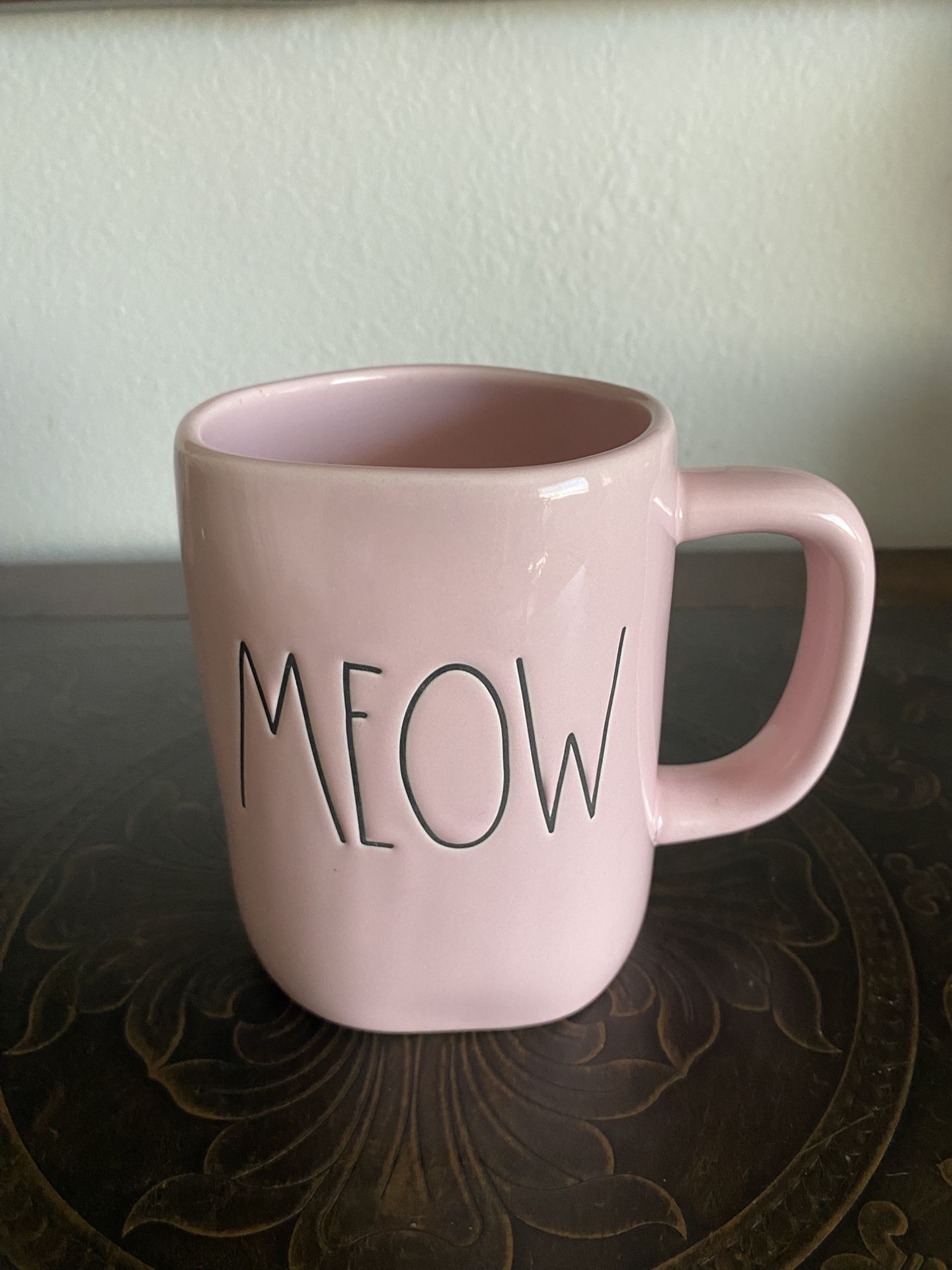 Rae Dunn Pink Coffee Mug