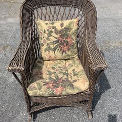 Antique Wicker Rocker