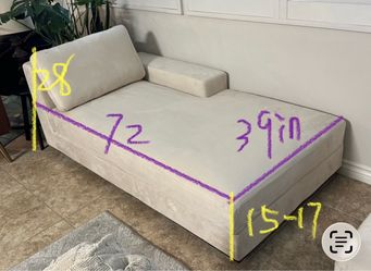 Brand-New Left-Hand Chaise Lounge