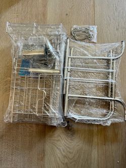 Over Sink Dish Rack, Stainless Steel Kitchen Drying Rack with Utensils Holder, Cutting Board Holder