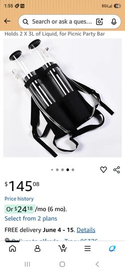 Back Pack beverage holder