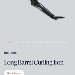 Bio Ionic  Long Barrel Curling Iron  