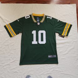 NFL GREENBAY PACKERS MENS  MEDIUM GREEN LOVE 10 JERSEY
