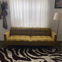 Mustard Green Futon