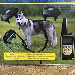 New Waterproof Rechargeable Barking Collar with Remote Control - Train Your Dog Effortlessly!
