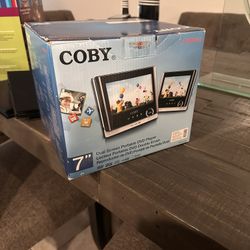 Coby 7” Dual Screen Portable DVD Player