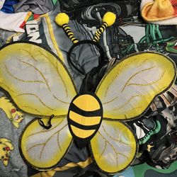 Bumble Bee Wings And Head Band 