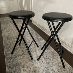 2 Folding Stools