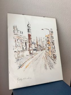 Vintage Lithograph Titled “Johannesburg”