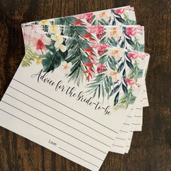 Advice For The Bride Cards