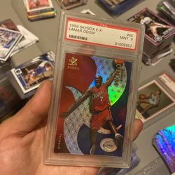 1999-00 Skybox E-X - #65 Lamar Odom /3499 (RC)  Mint 9 PSA