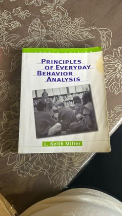 Behavioral analysis book