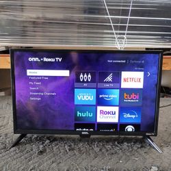 24 Inch Roku Smart Kitchen Size Tv Comes With Remote Control Shows Great Picture Works Perfect Guaranteed 