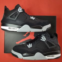 Jordan 4 Black Canvas