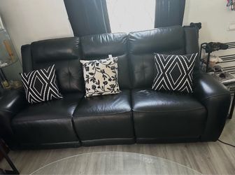 Leather couch