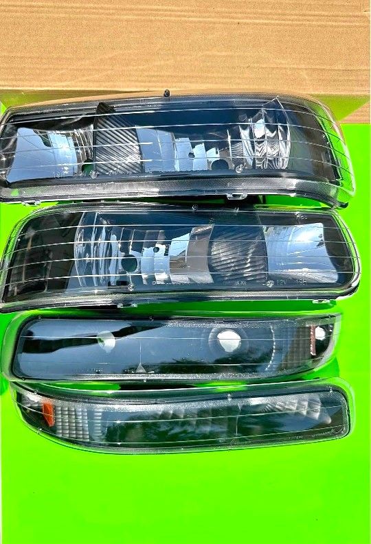 99-02 CHEVY SILVERADO|00-06 TAHOE/SUBURBAN HEADLIGHTS FAROS CALAVERAS MICAS LUCES